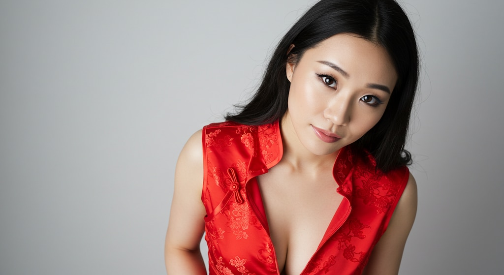 チャイナドレスを脱ぐ