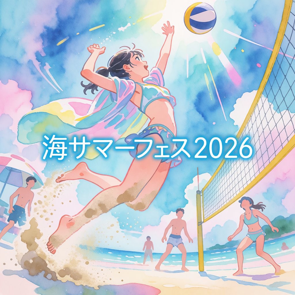 真夏のビーチバレー大会！