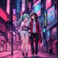 怪しげな色のネオンサインは大体サイバーパンク 5枚目