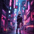 怪しげな色のネオンサインは大体サイバーパンク 2枚目
