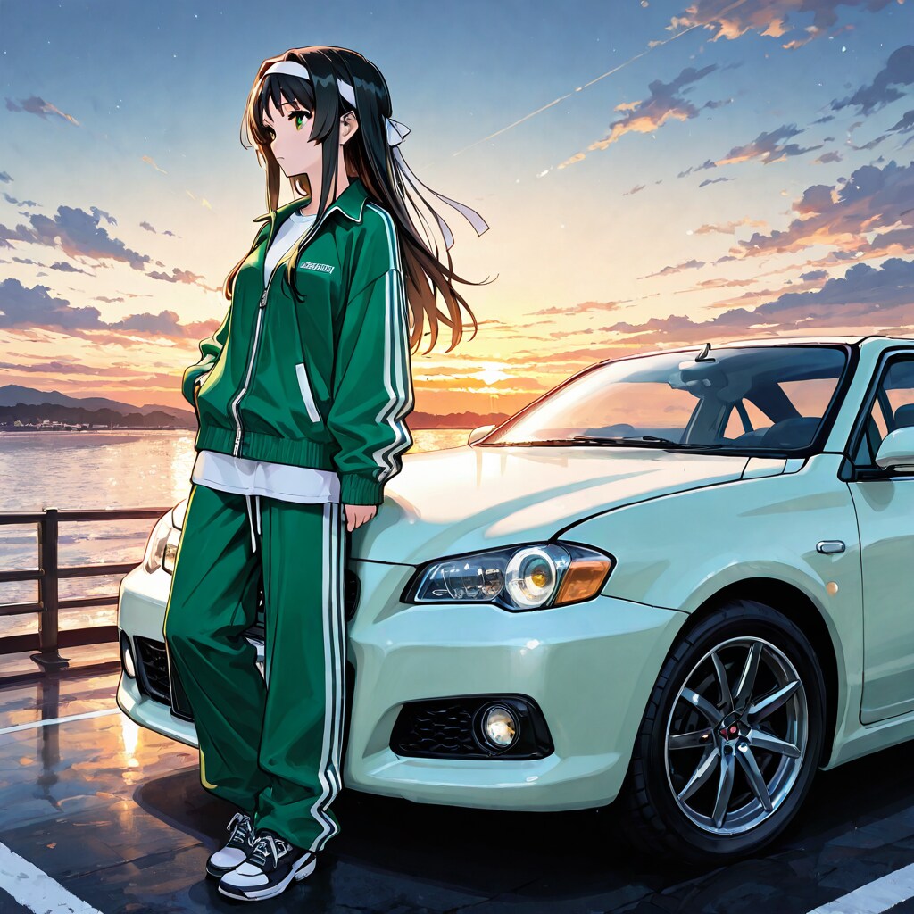 車好きな彼女 | の人気AIイラスト・グラビア