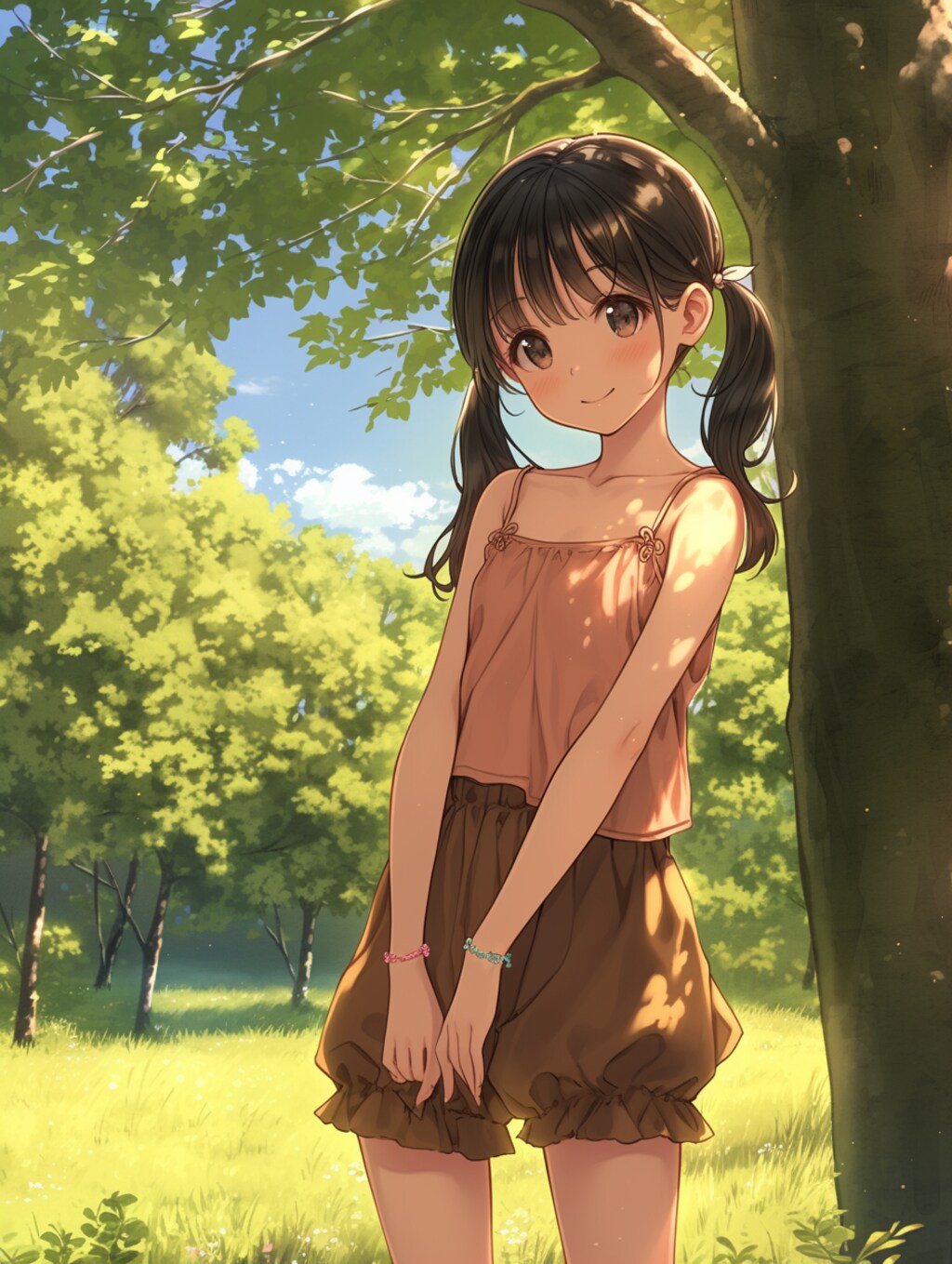 キャミソール女子01