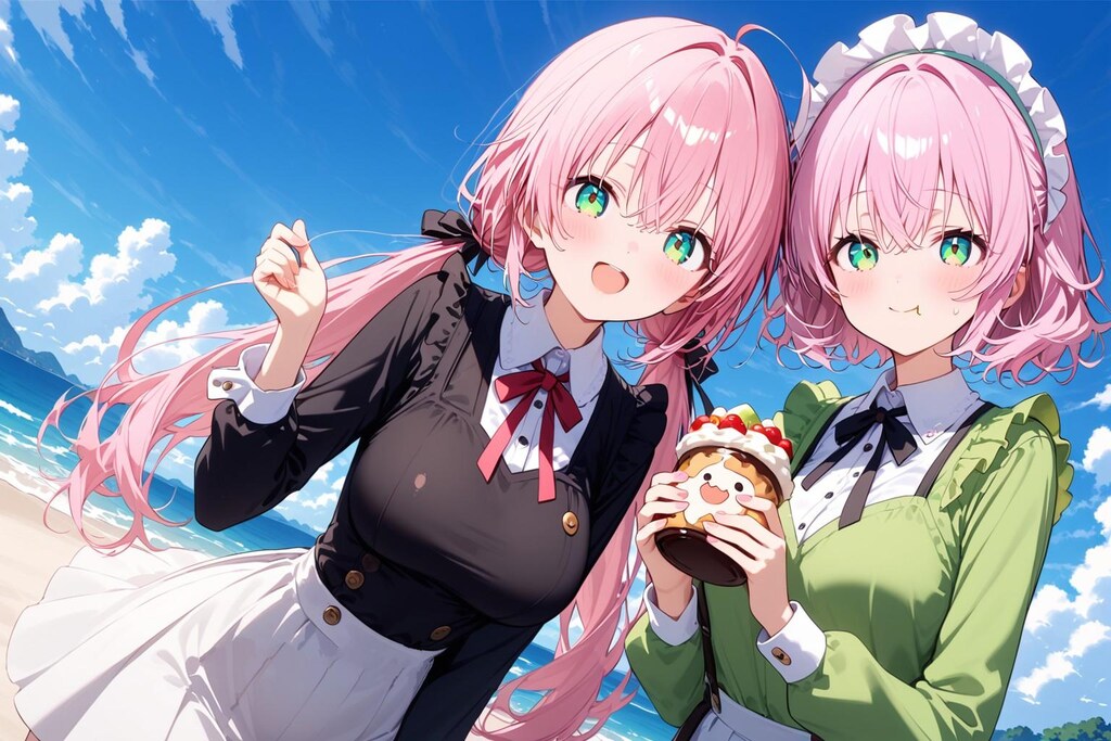 ふたりでお祝いするうちの子たち