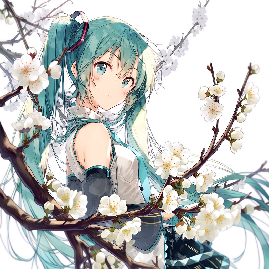 白梅 Miku | の人気AIイラスト・グラビア