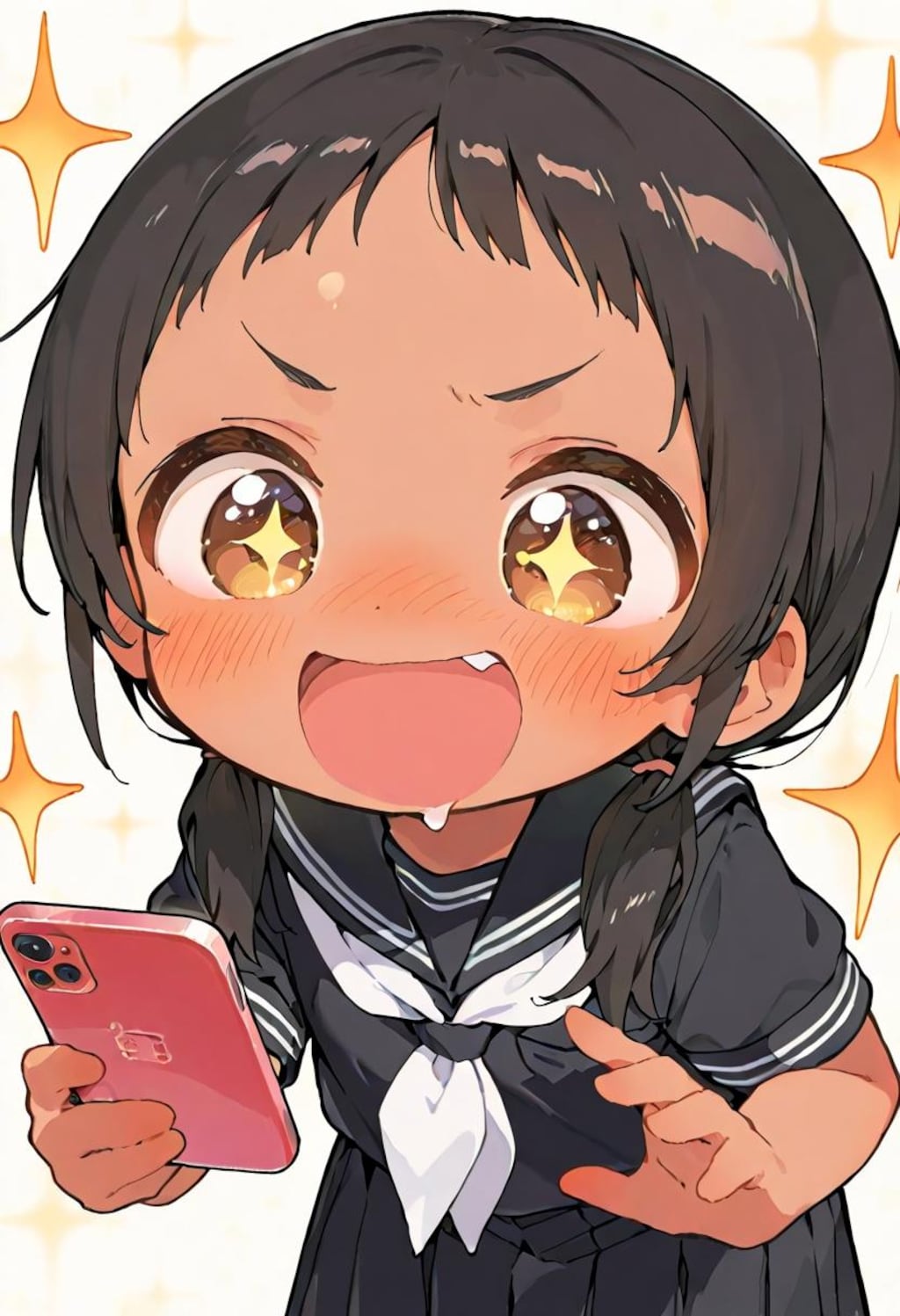 🐙「あ、こなっちゃんからL○NEだ」