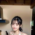 下まで隠せないよ・・（キッチン女子Part3） 3枚目
