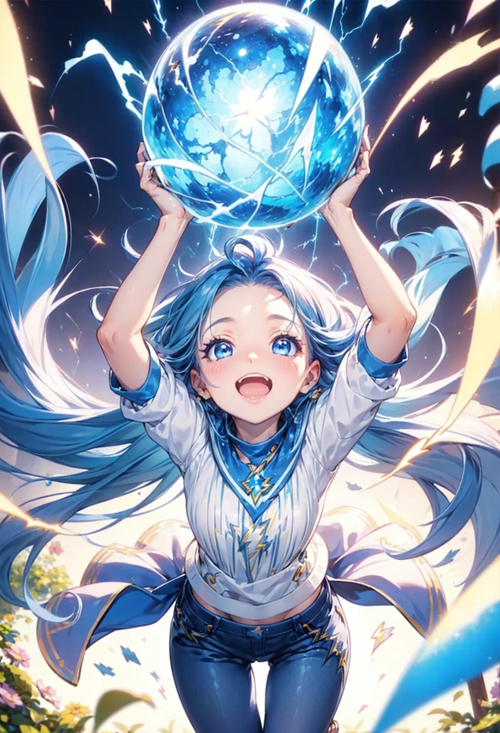 ゲンキ力爆破青デコ☆