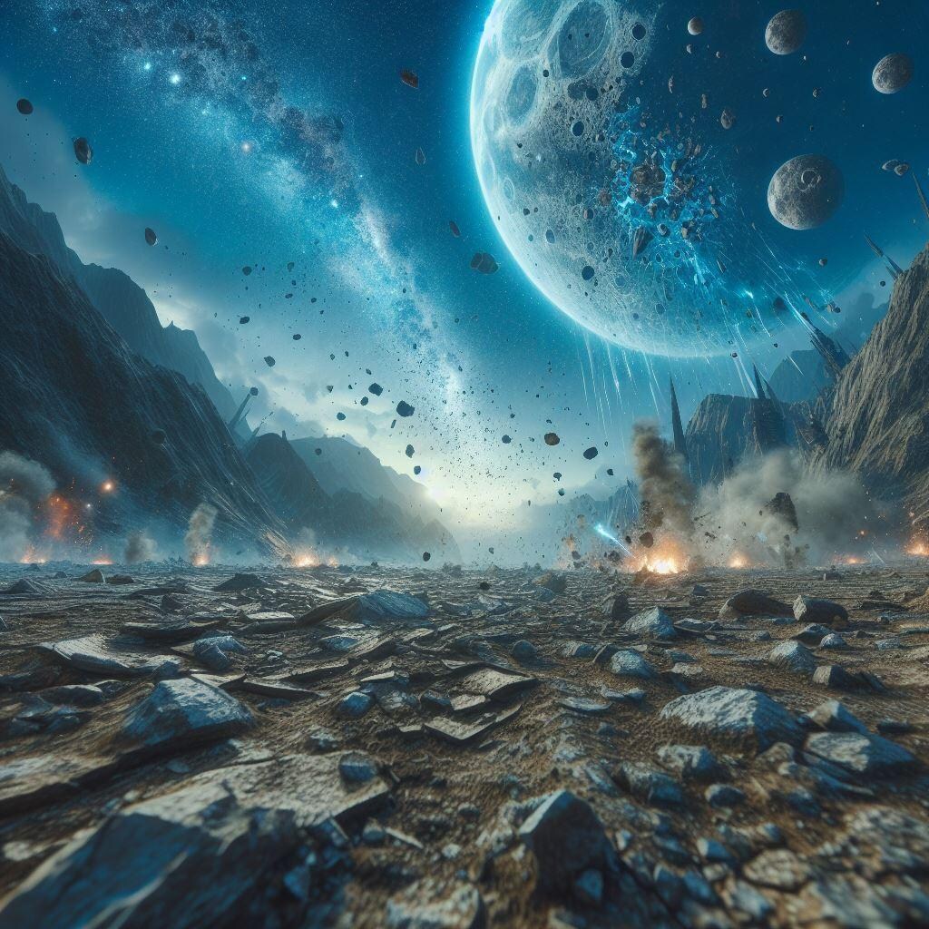 月が落ちてくる