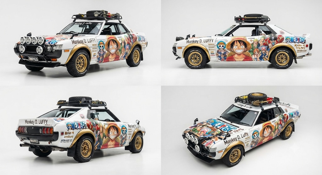 ワンピース痛車セリカ