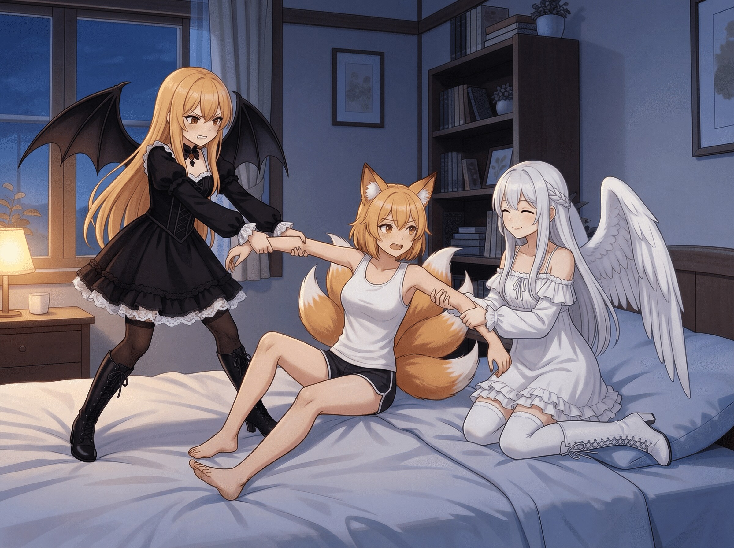 #20 ベッドの奪い合い！