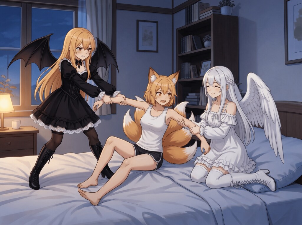 #20 ベッドの奪い合い！