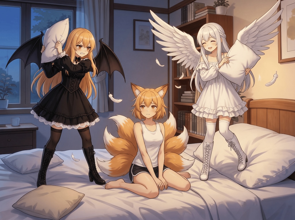 #20 ベッドの奪い合い！