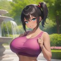 黒髪サイド爆乳ちゃん 10枚目