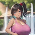 黒髪サイド爆乳ちゃん 6枚目