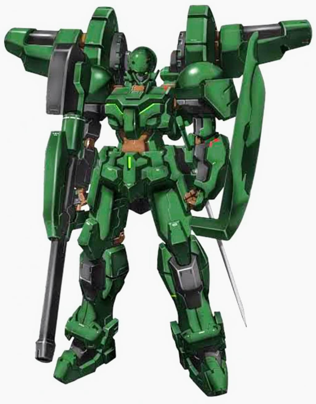 超越した緑色の破壊機神。