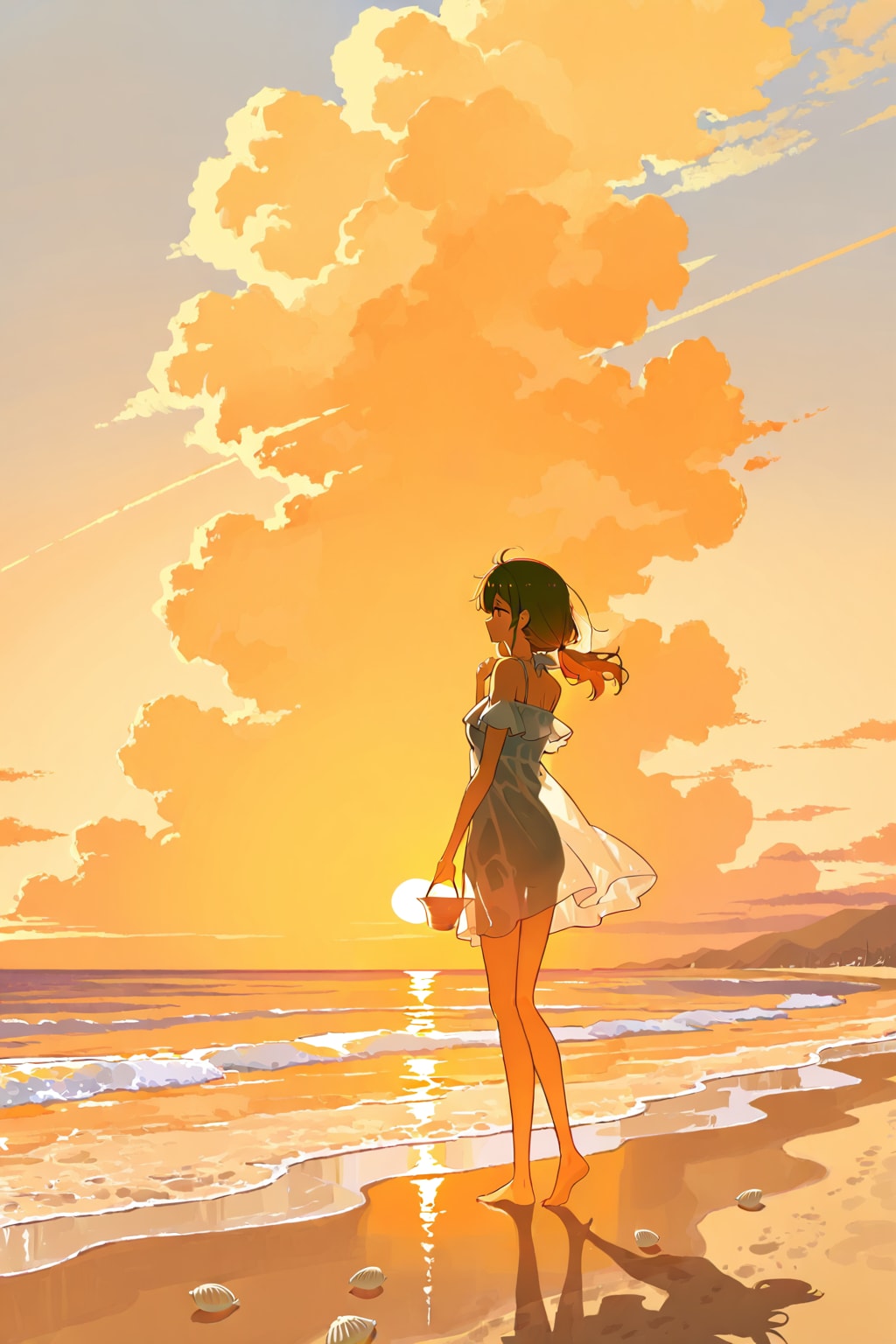 夕暮れ