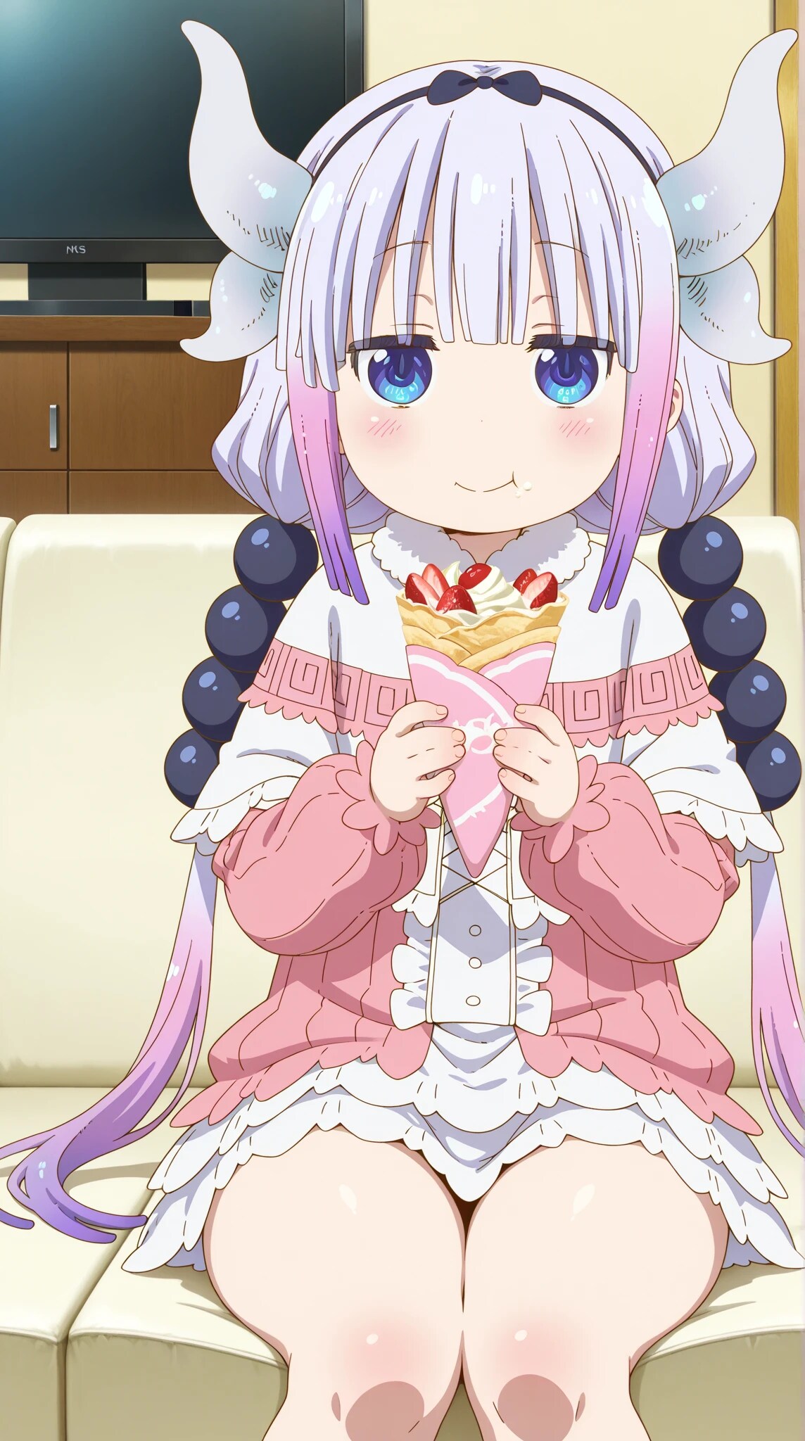 小林さんちのメイドラゴン　カンナ　🐲　クレープ！
