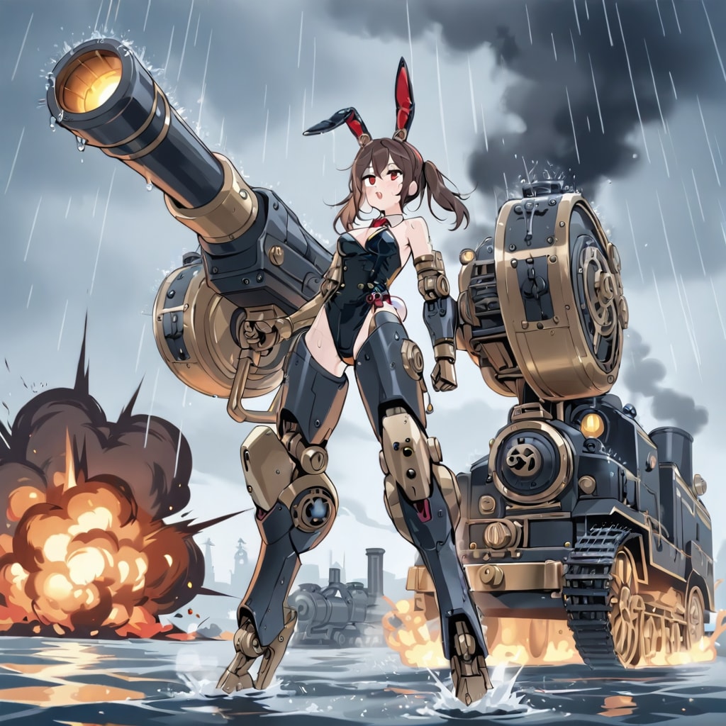 スチームパンクメカバニーガール260525
