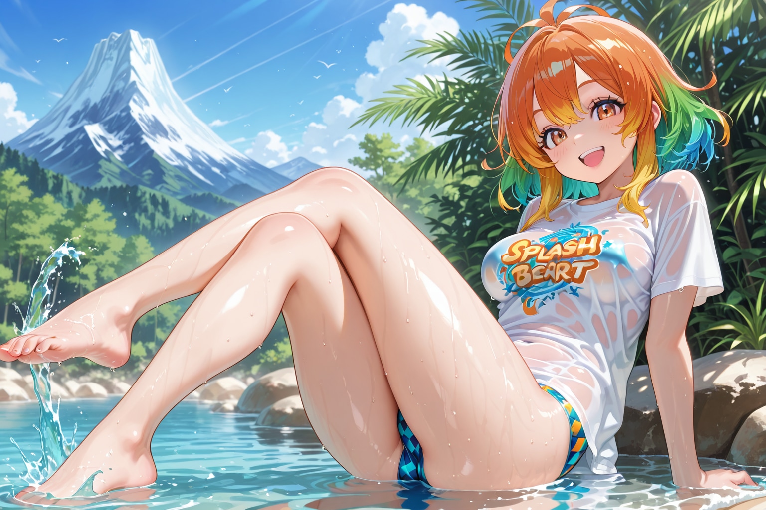 水遊び