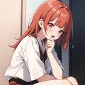 「な、なにもでないわよ？。」　じつは”もよおして”る 2枚目