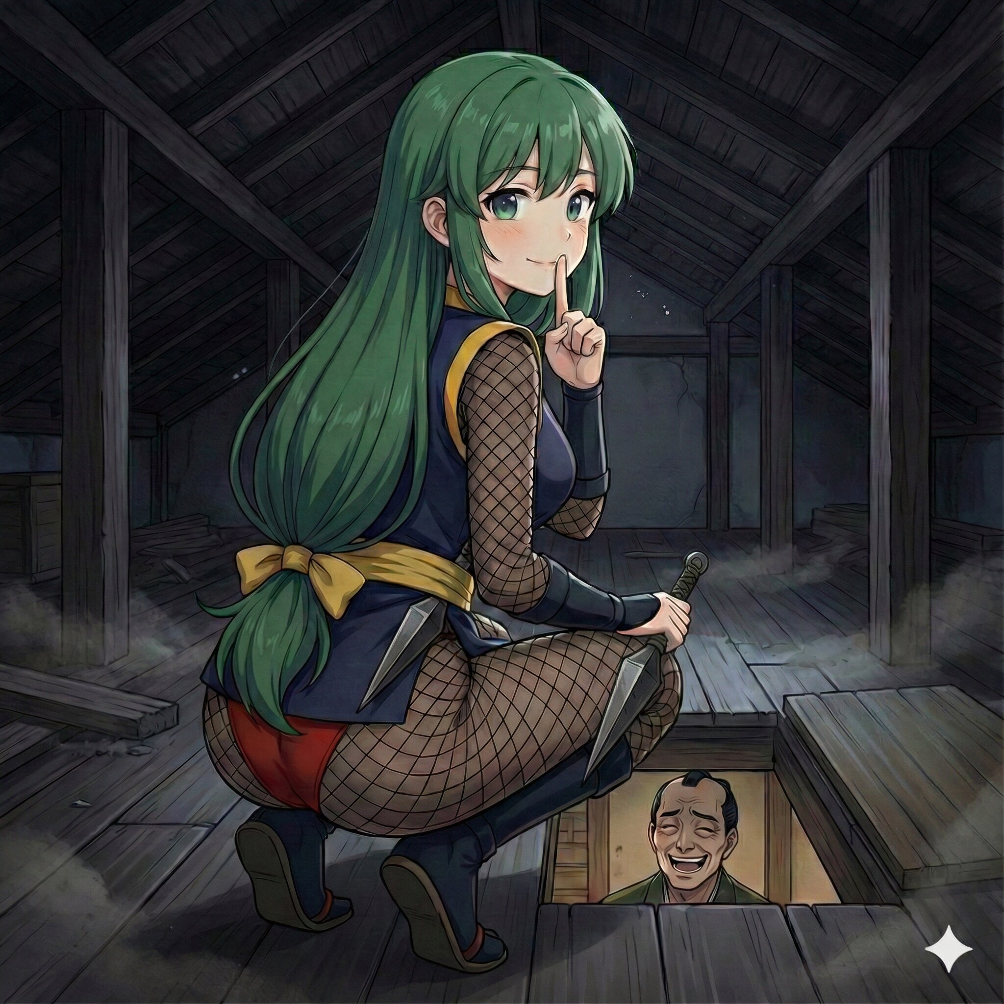 【ファンアート】夜襲のヤエ | の人気AIイラスト・グラビア