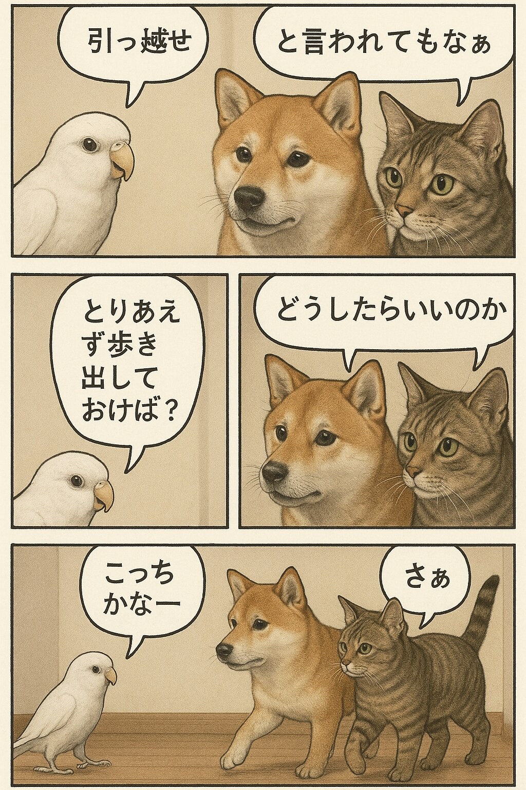 いぬとねこといんこ6