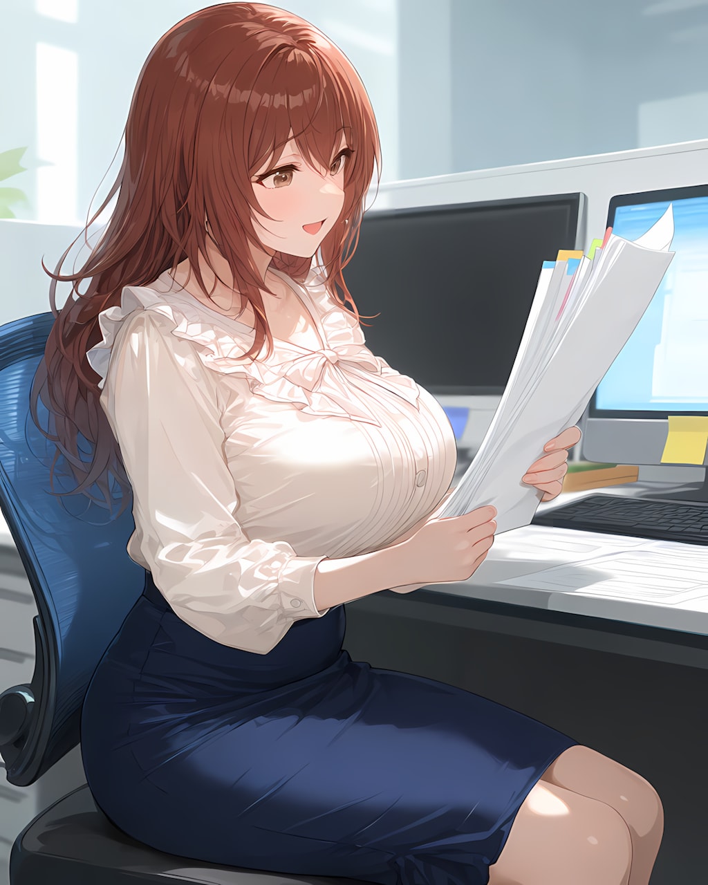 💻月曜お昼の真面目なOLさん🎀
