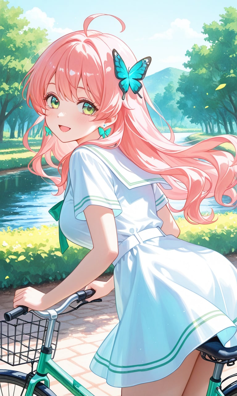自転車に乗って