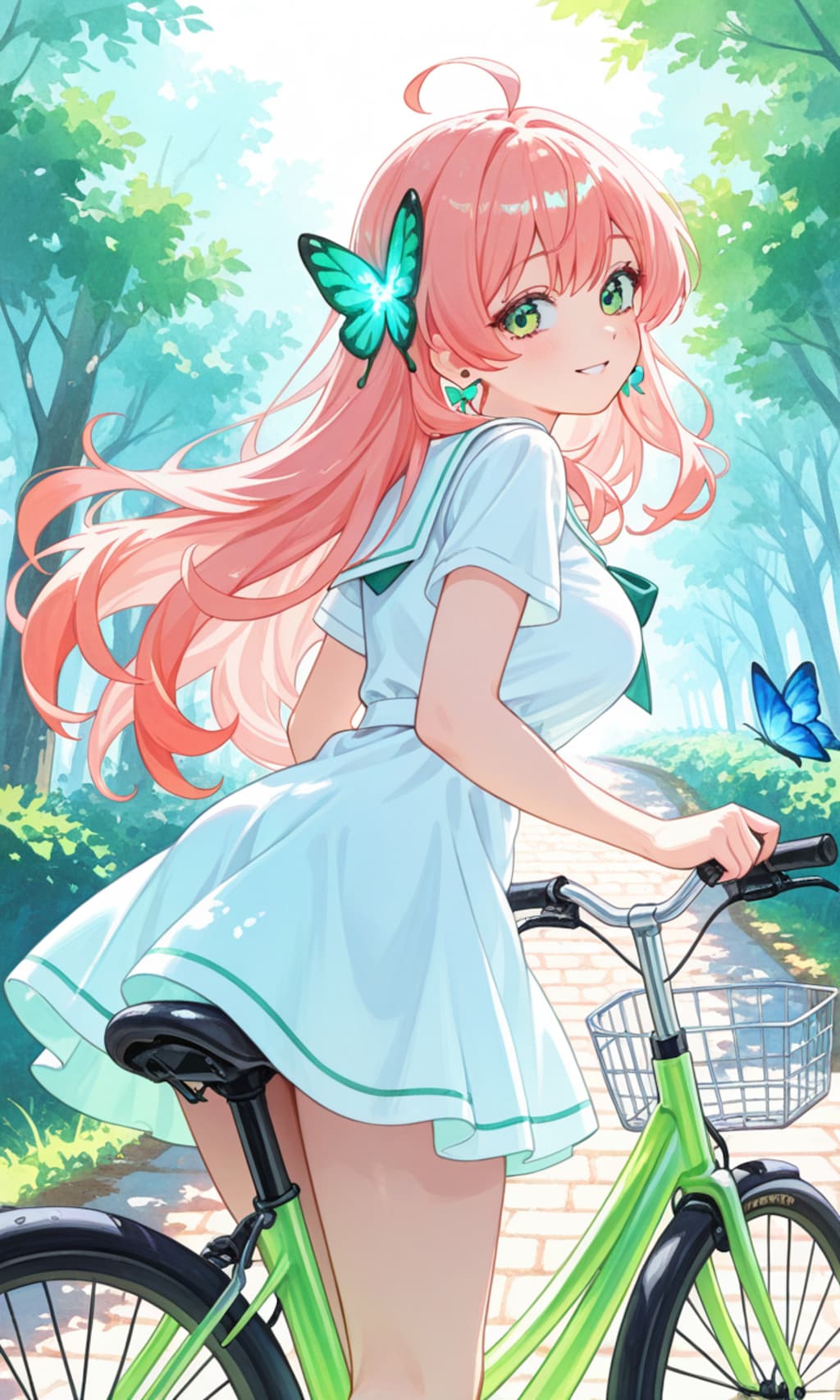自転車に乗って