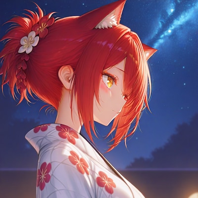 星に願いたいけれどなんか恥ずかしい | の人気AIイラスト・グラビア