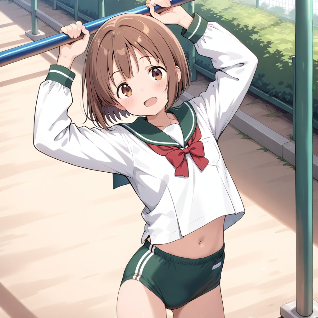 清瀬こむぎのセーラーブルマ