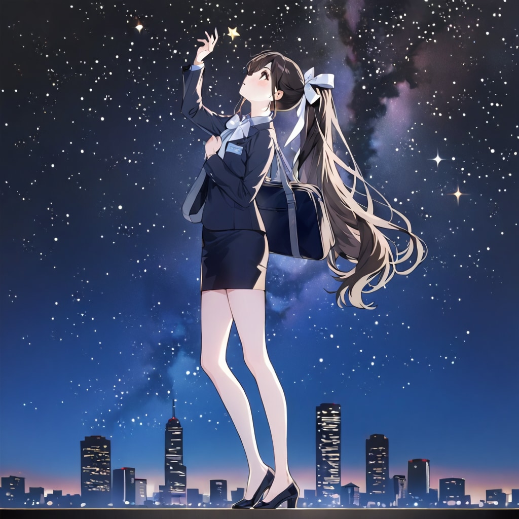 都会の星空