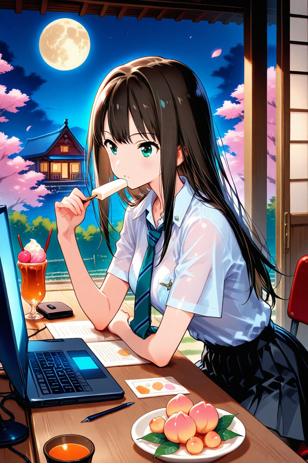 しぶりんと和風建築