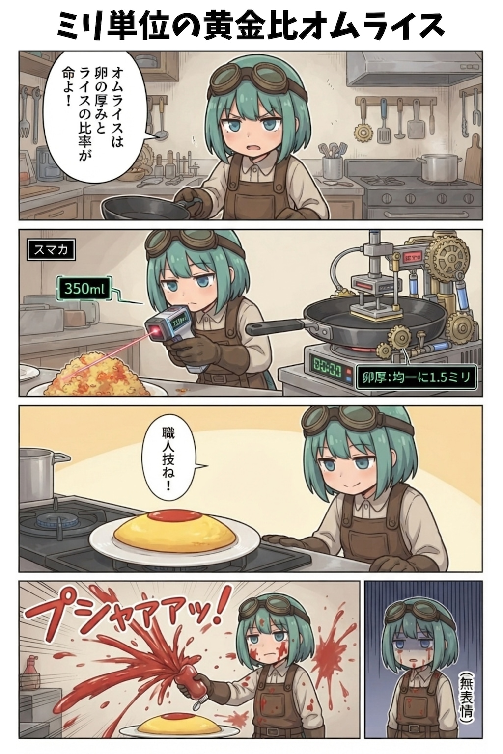 黄金比オムライス