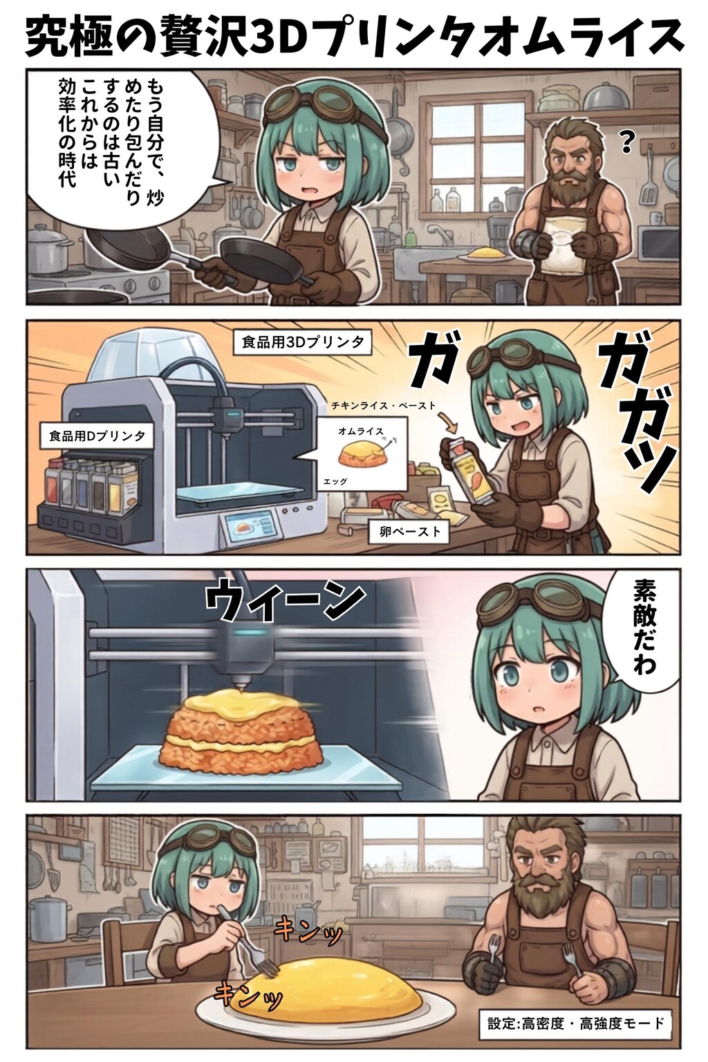 黄金比オムライス