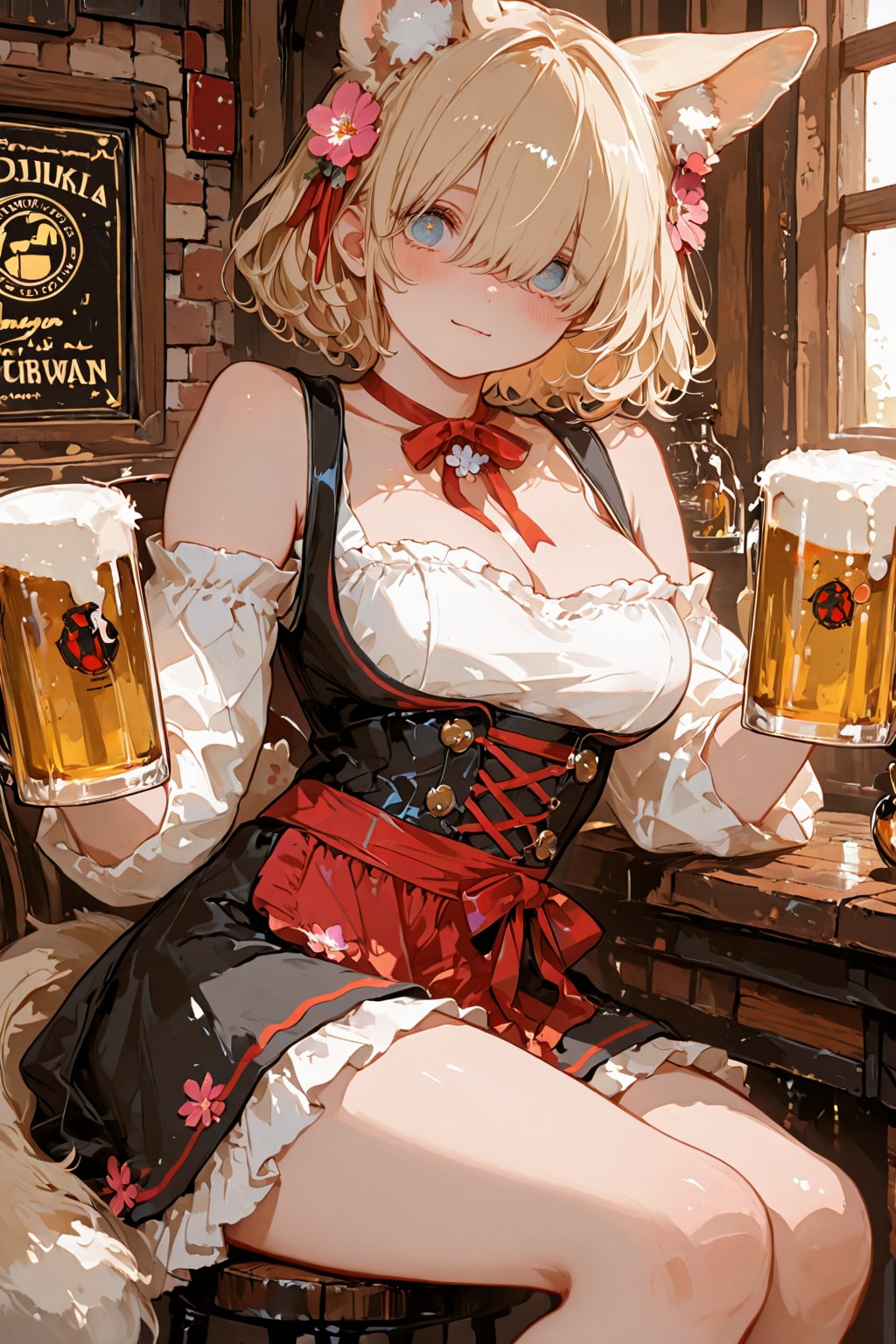 けもみみ酒場にようこそ | の人気AIイラスト・グラビア