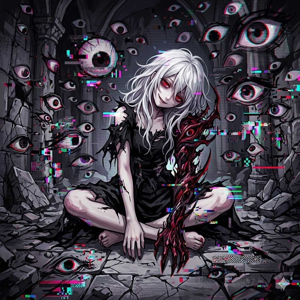 女の子+異形の腕+仄かな狂気