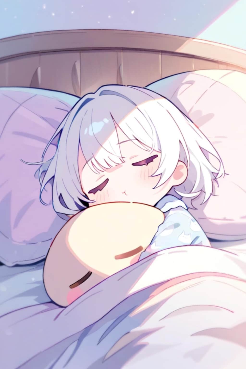 安眠の白髪ちゃん