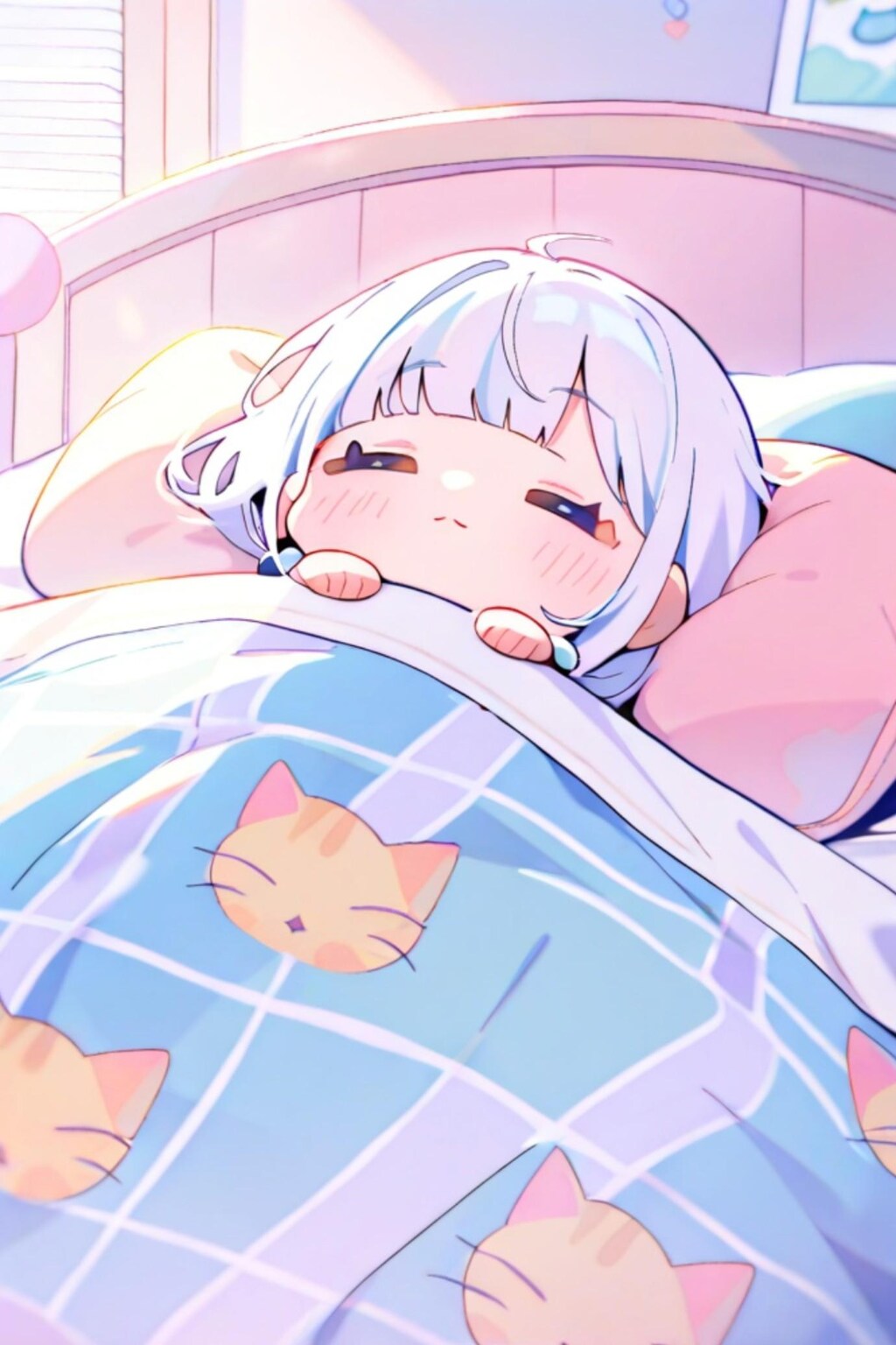 安眠の白髪ちゃん