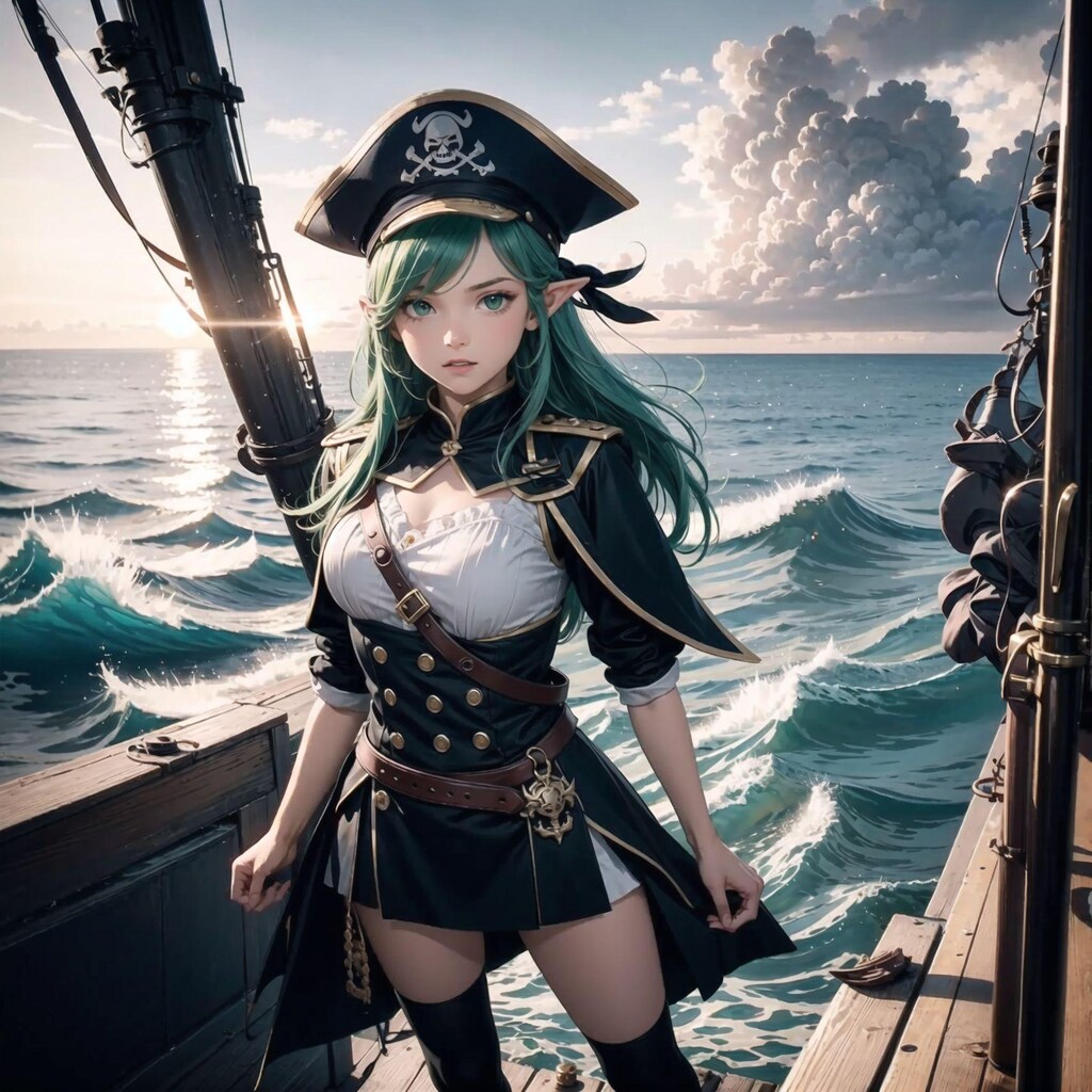 エルフの女海賊
