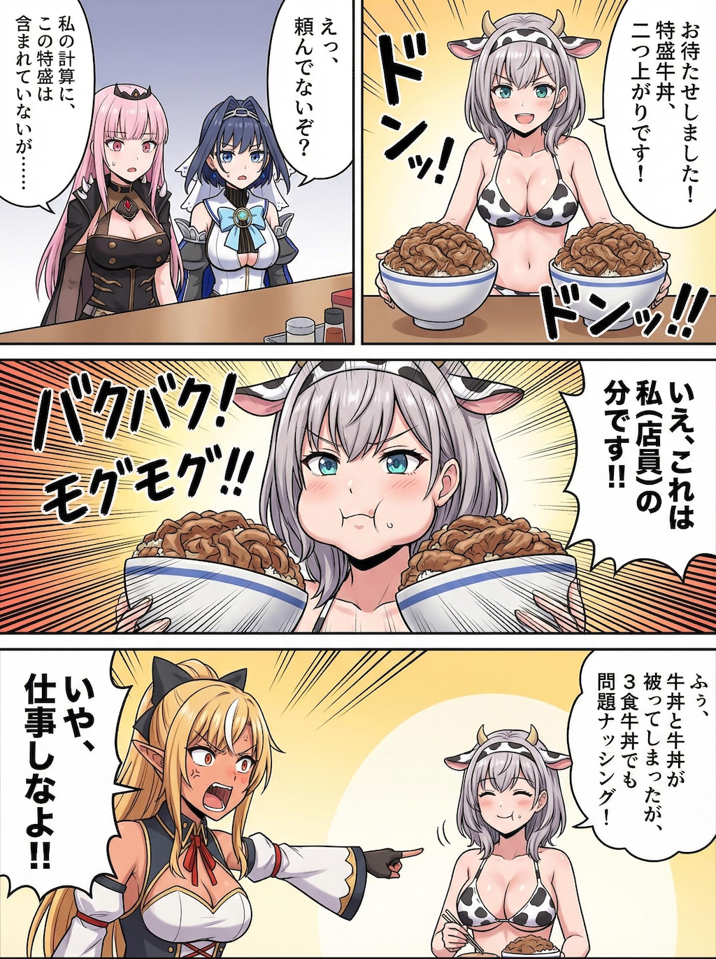 ノエル牛丼屋コラボおめでとう！