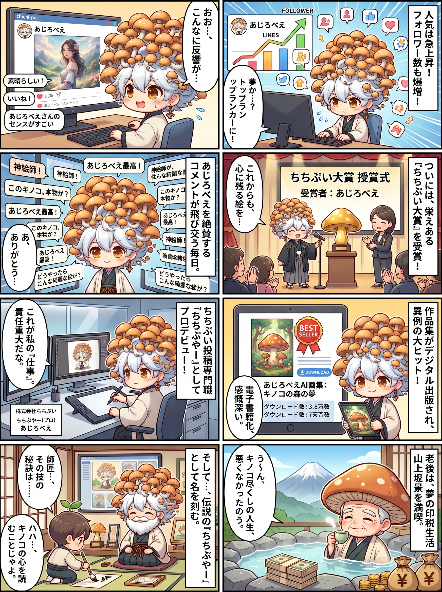 伝説のAI絵師、そして夢の印税生活！