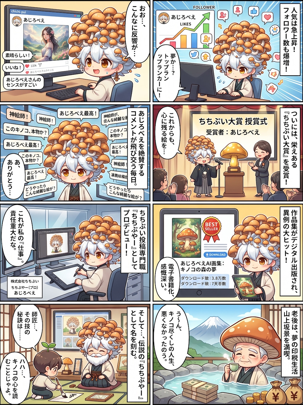 伝説のAI絵師、そして夢の印税生活！