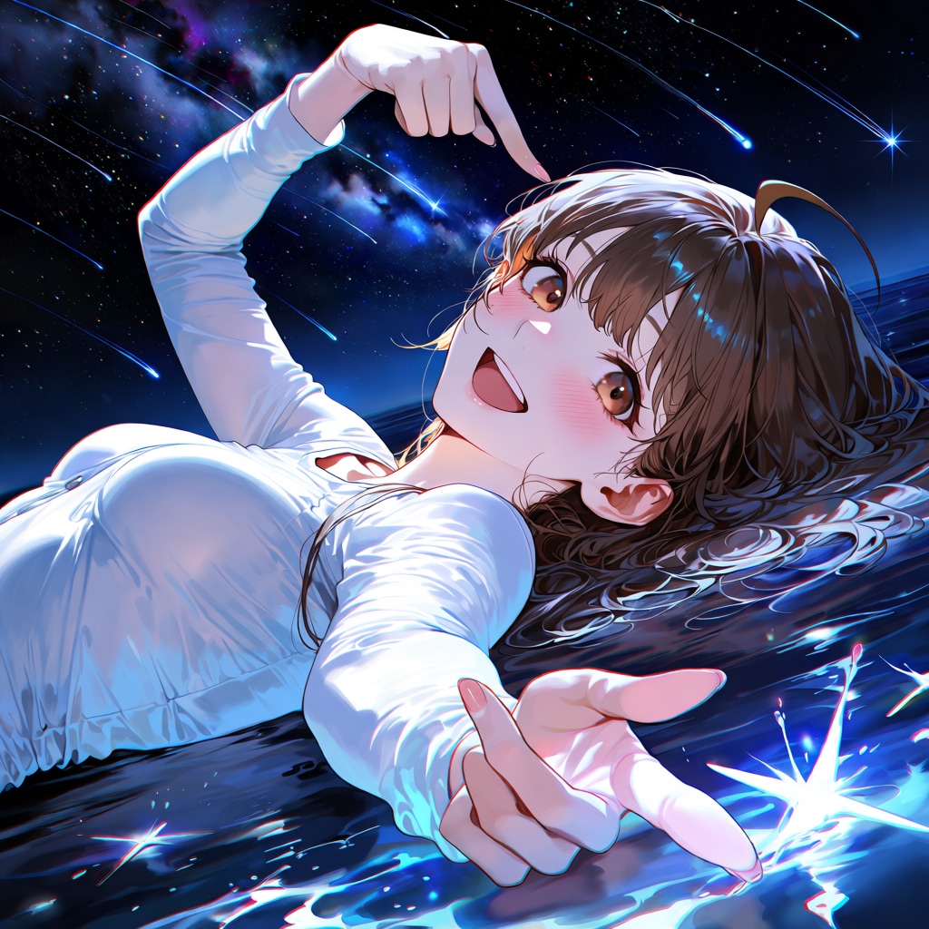 星降る湖にて