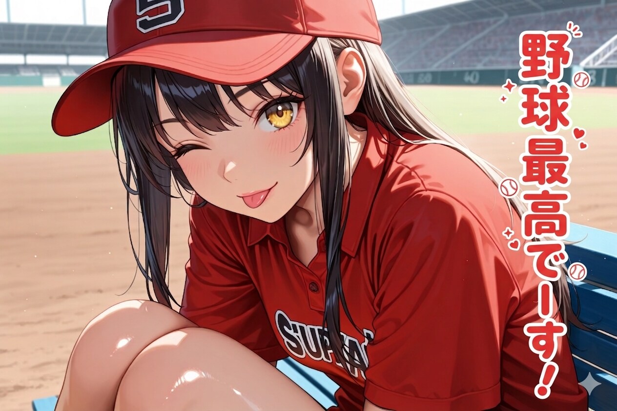 野球女子ちゃんのキャッチコピー | の人気AIイラスト・グラビア