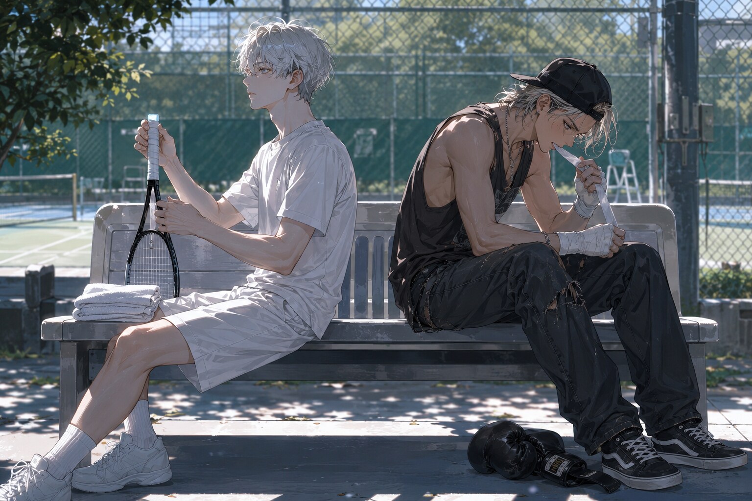 凪は、背中で語るこの男を信頼している