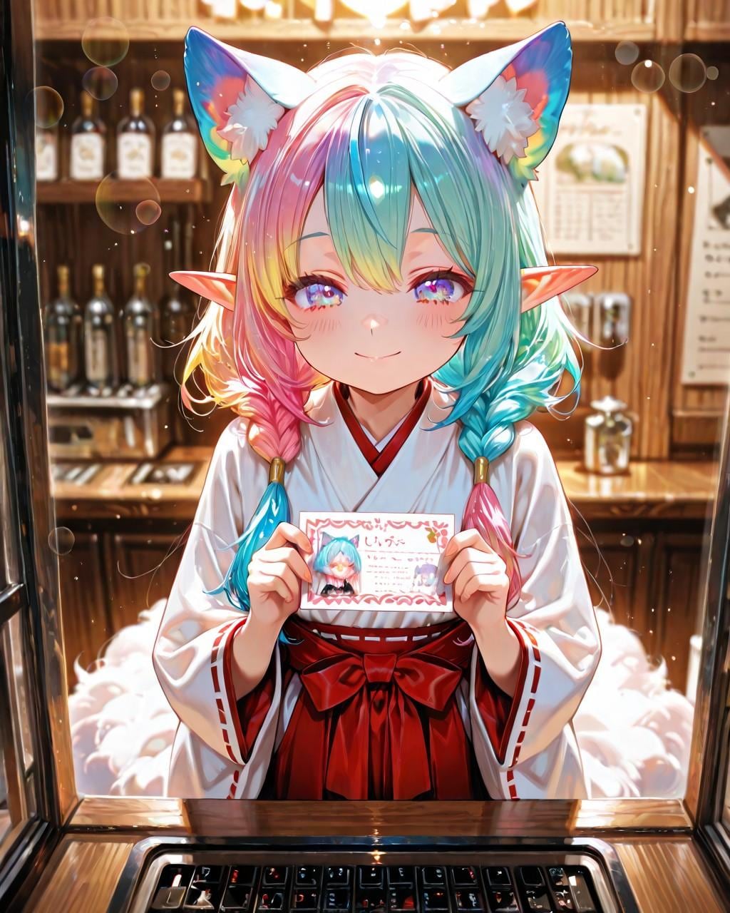 5枚）御朱印と巫女さん