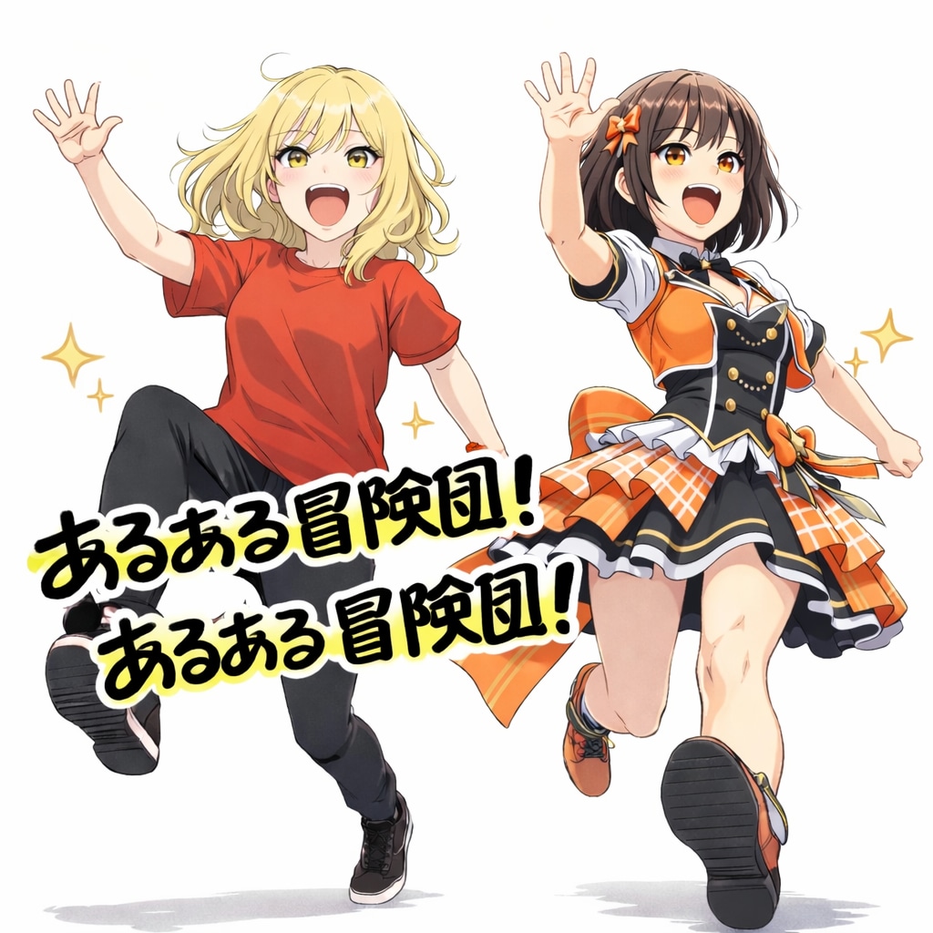 ギャグの練習をする湖夏２１