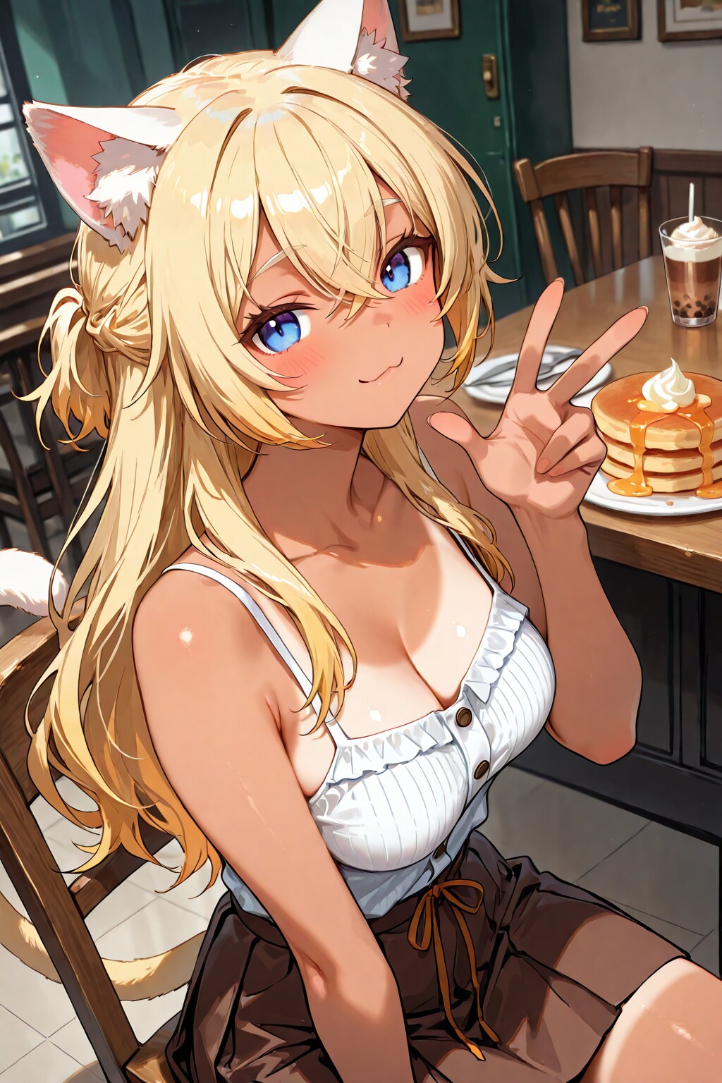 カフェへ