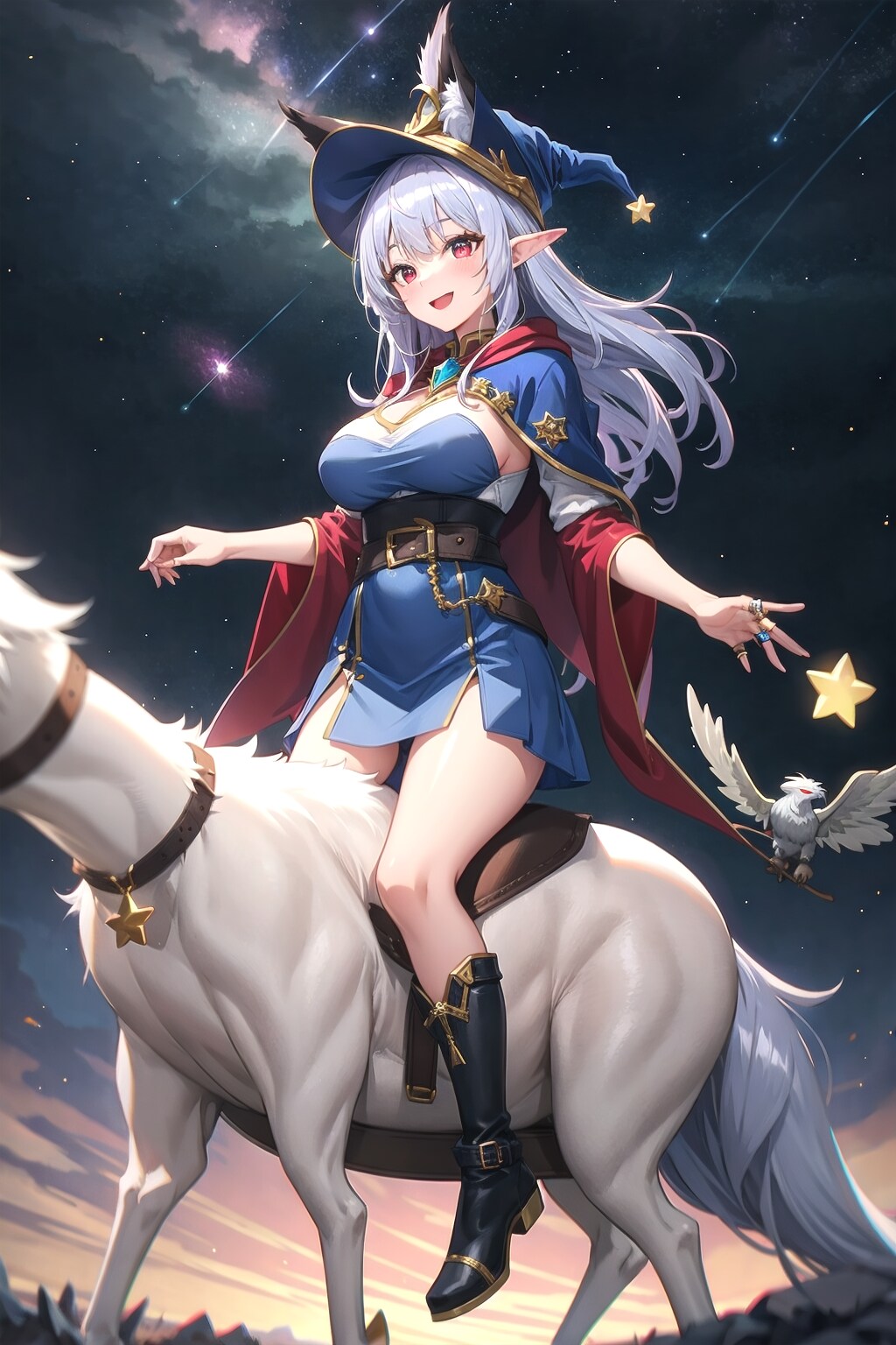 魔女とグリフォン